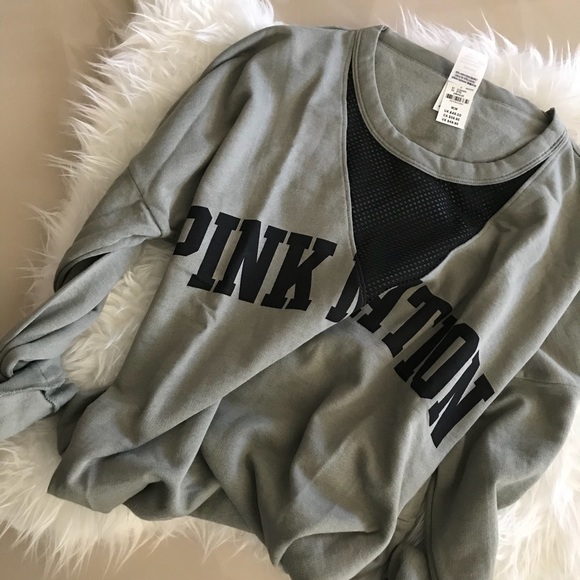 PINK Victoria's Secret Tops - • VS Pink | Pink Nation Crewneck •